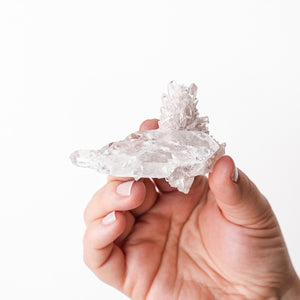 Pink Quartz Cluster (Lithium Quartz)
