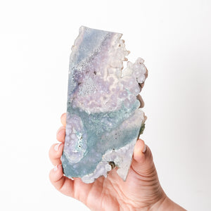 Green and Purple Grape Agate Plate