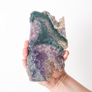 Green and Purple Grape Agate Plate