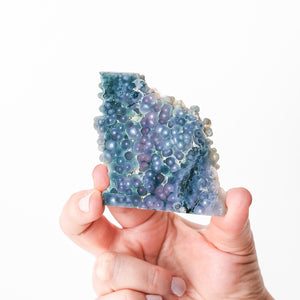 Blue Green Grape Agate Plate