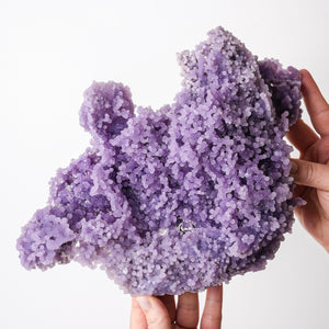 Stunning Deep Purple Grape Agate Cluster