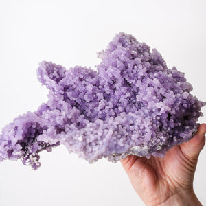 Stunning Deep Purple Grape Agate Cluster