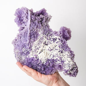 Stunning Deep Purple Grape Agate Cluster