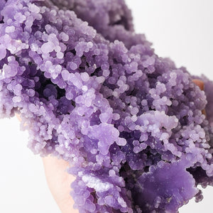Stunning Deep Purple Grape Agate Cluster