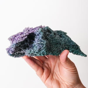 Beautiful Green and Purple Grape Agate