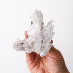 Colombian Quartz Cluster with Tabular Formations