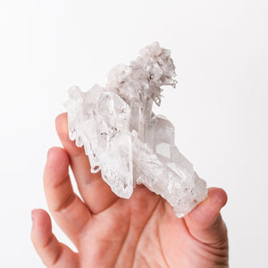 Colombian Quartz Cluster with Tabular Formations