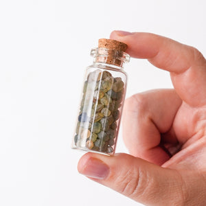 Vial of Montana Sapphires