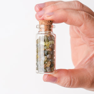 Vial of Montana Sapphires