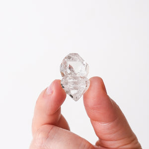 Set of 4 Herkimer Diamonds (Quartz) Dauphine Twins