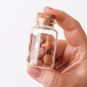 Vial of Pecos Diamonds (Quartz)