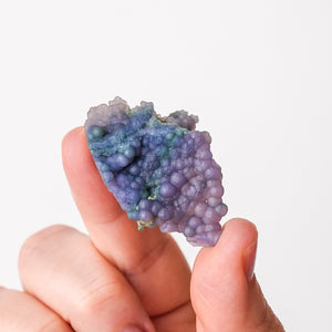 Blue and Purple Grape Agate Cluster