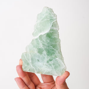 Polished Green Fluorite Face