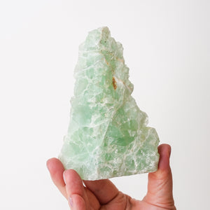 Polished Green Fluorite Face