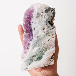 Polished Fluorite Face
