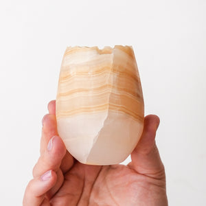 Onyx Tealight Holders (Set of 2)