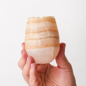 Onyx Tealight Holders (Set of 2)
