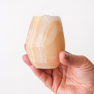 Onyx Tealight Holders (Set of 2)