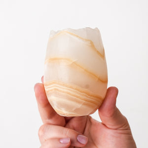 Onyx Tealight Holders (Set of 2)