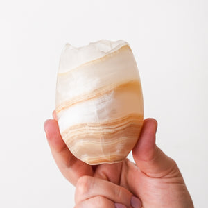 Onyx Tealight Holders (Set of 2)