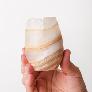 Onyx Tealight Holders (Set of 2)