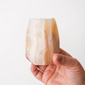 Onyx Tealight Holders (Set of 2)