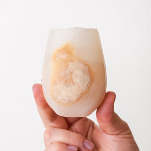 Onyx Tealight Holders (Set of 2)