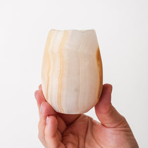 Onyx Tealight Holders (Set of 2)