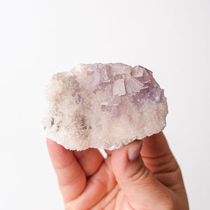 Vintage California Lilac Fluorite in Quartz