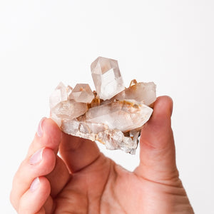 Milky Arkansas Quartz Cluster
