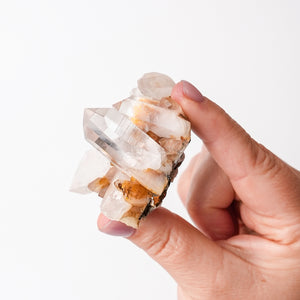 Milky Arkansas Quartz Cluster