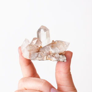 Milky Arkansas Quartz Cluster