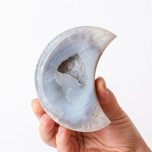 Druzy Agate Moon