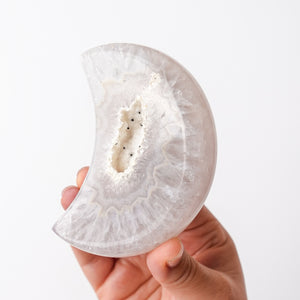 Druzy Agate Moon
