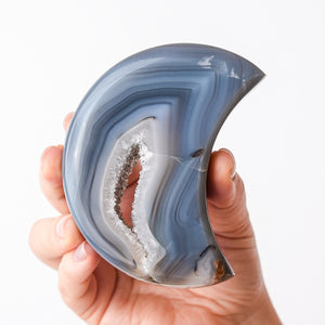 Druzy Agate Moon