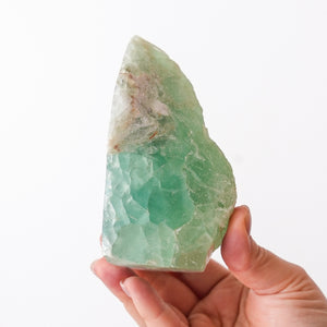 Polished Fluorite Face