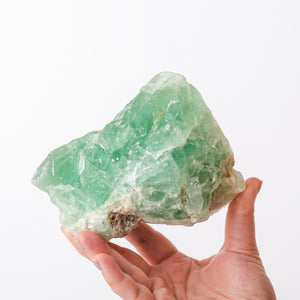 Vibrant Green Rough Fluorite