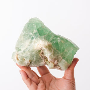 Vibrant Green Rough Fluorite