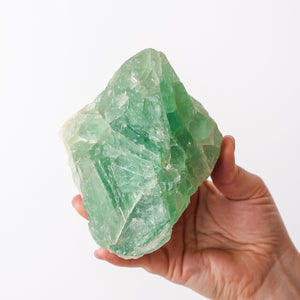 Vibrant Green Rough Fluorite
