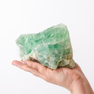 Vibrant Green Rough Fluorite