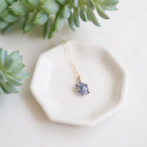 Rose Cut Tanzanite Pendant