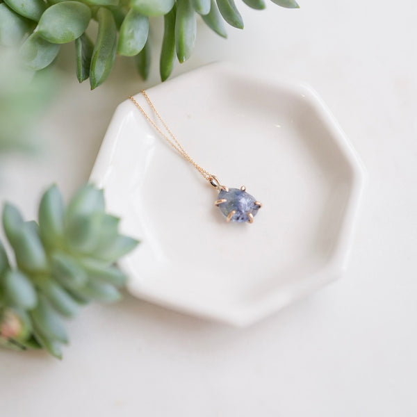 Rose Cut Tanzanite Pendant