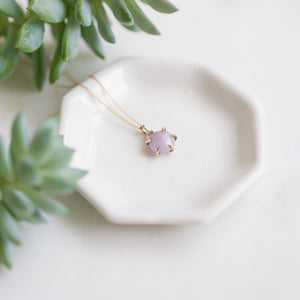 Rose Cut Kunzite Pendant