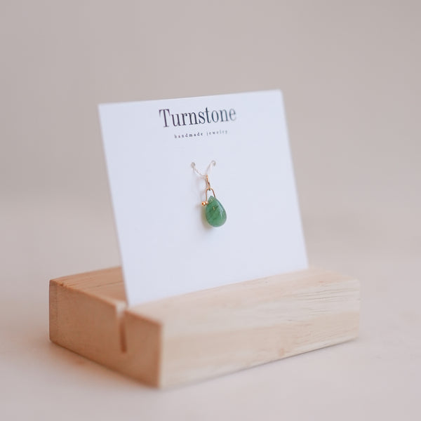 Emerald Drop Charm
