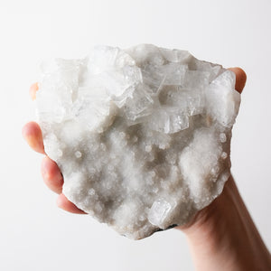 Clear Apophyllite on Quartz