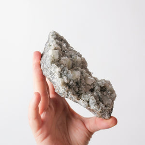 Apophyllite with Quartz