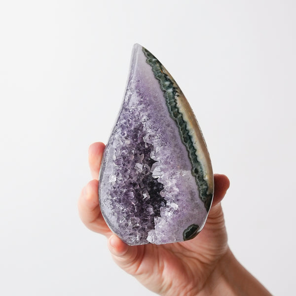 Druzy Amethyst Flame