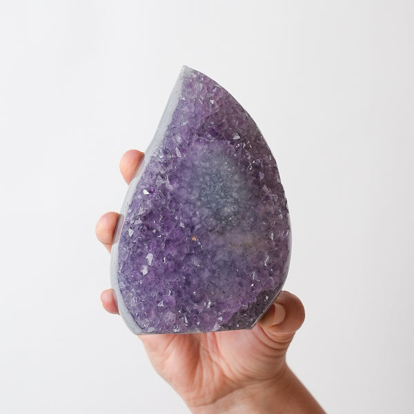 Polished Amethyst Teardrop