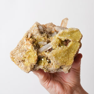 Unusual Quartz with Mica and Feldspar