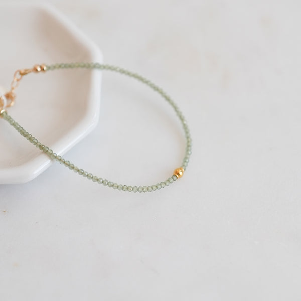Green Apatite Bracelet